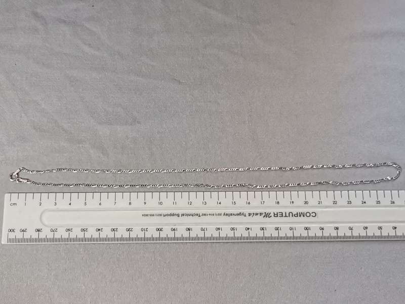 Silver Figaro Chain