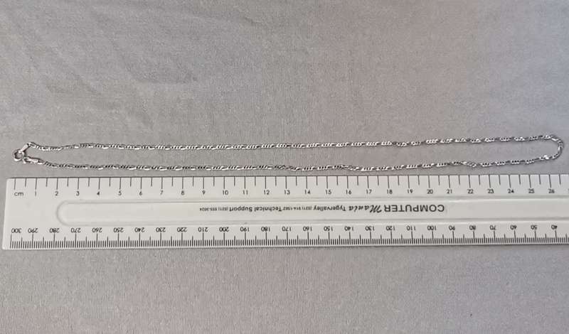 Silver Figaro Chain