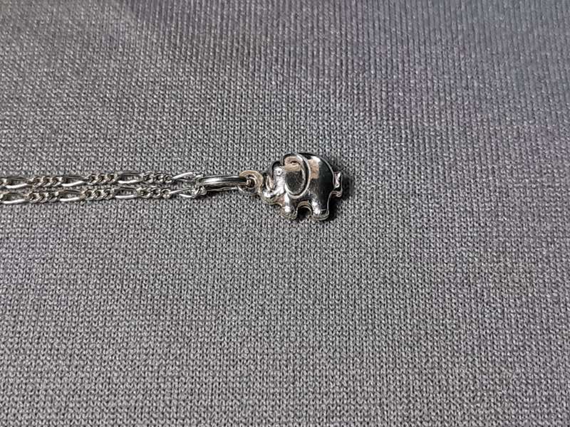 Silver Elephant Necklace