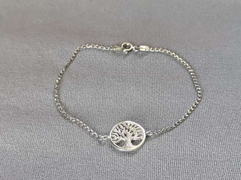 Silver Tree of Life Bracelet