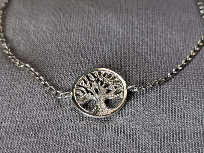 Silver Tree of Life Bracelet