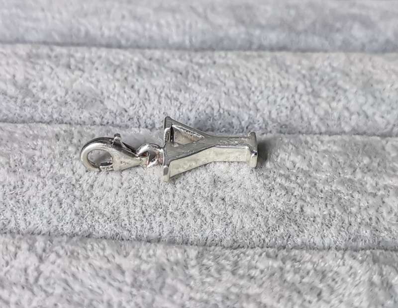 Silver `Y` Charm