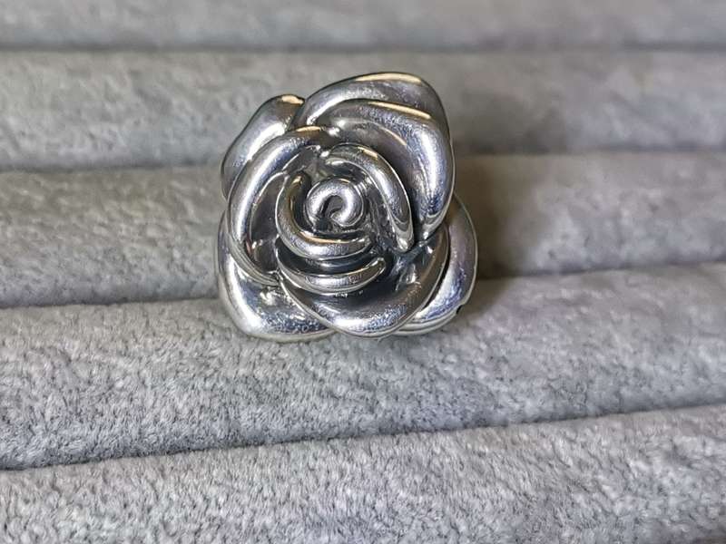 Silver Rose Ring