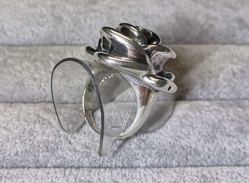 Silver Rose Ring