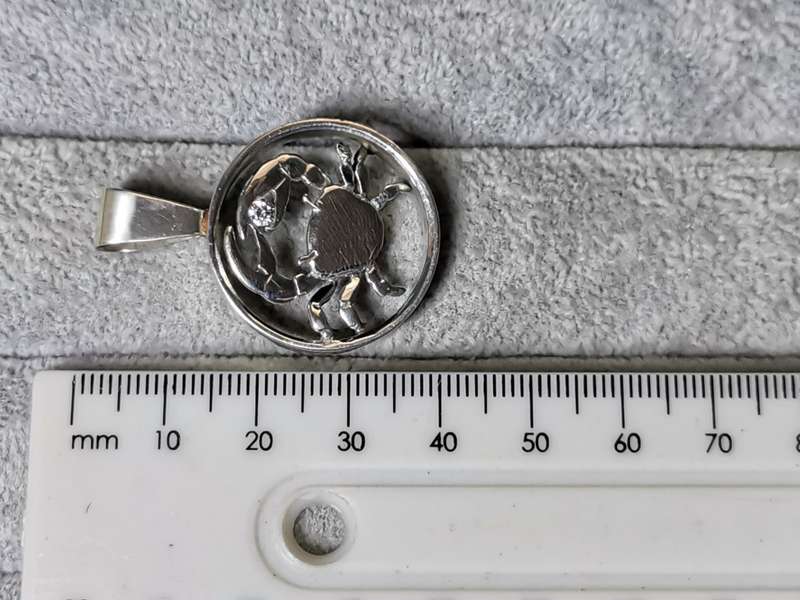 Silver Cancer Pendant