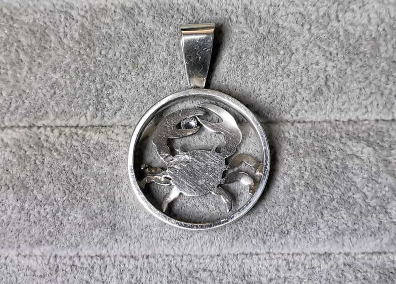 Silver Cancer Pendant