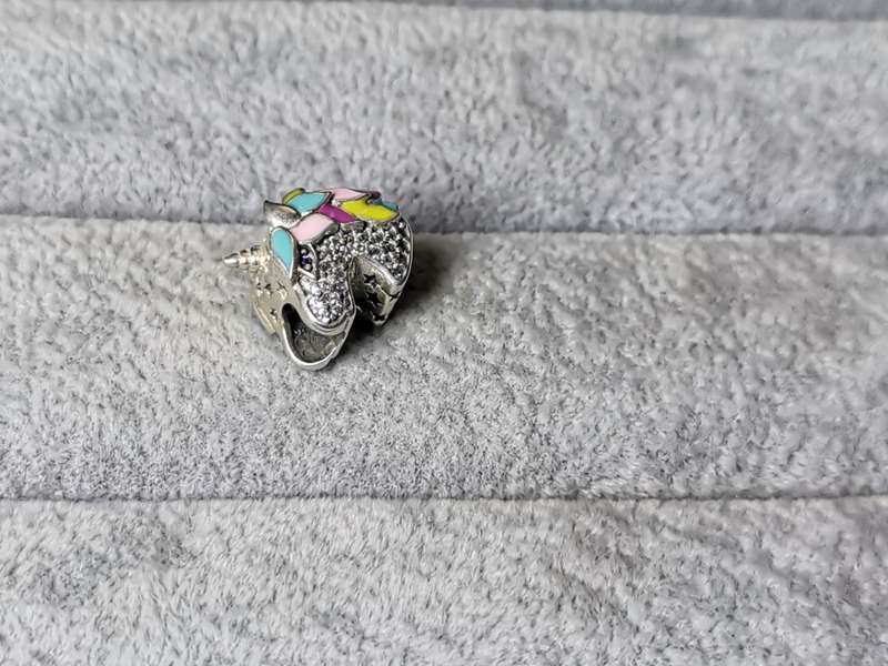 Silver Unicorn Charm