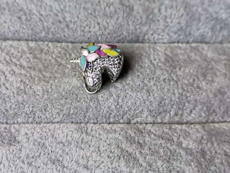 Silver Unicorn Charm