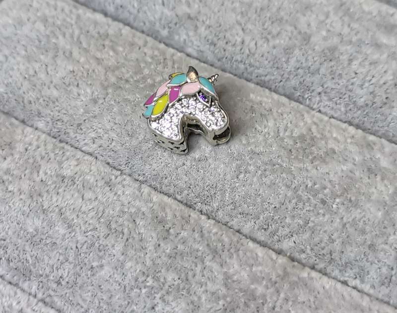 Silver Unicorn Charm