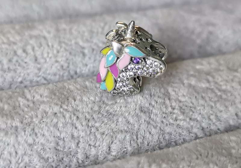 Silver Unicorn Charm