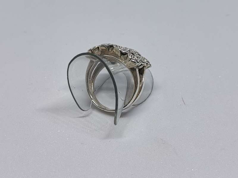Silver Roses Ring