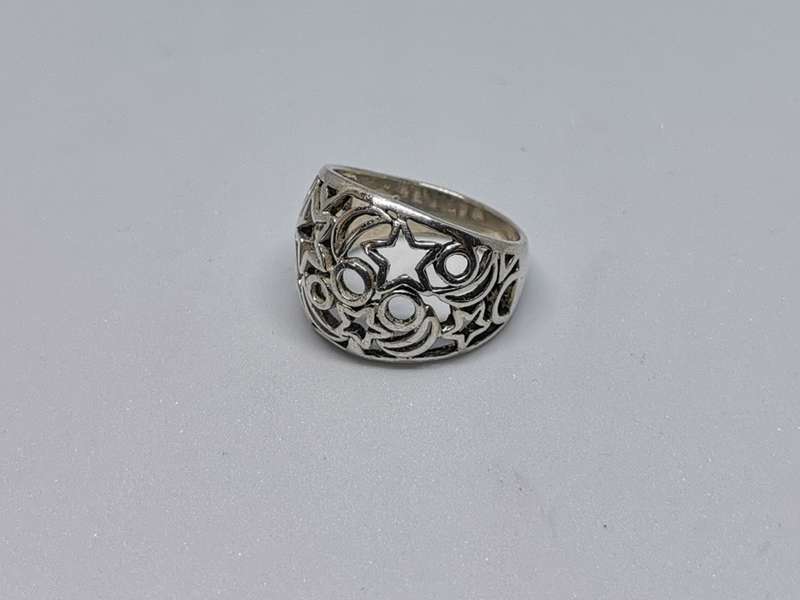 Silver Nightsky Ring