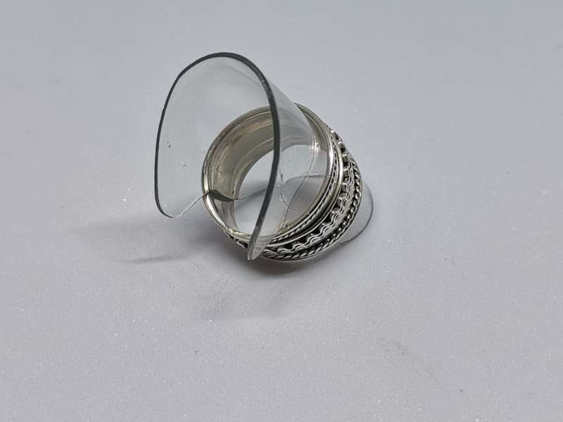 Patterned Silver Ring