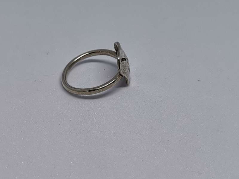 Silver Fancy Shell Ring
