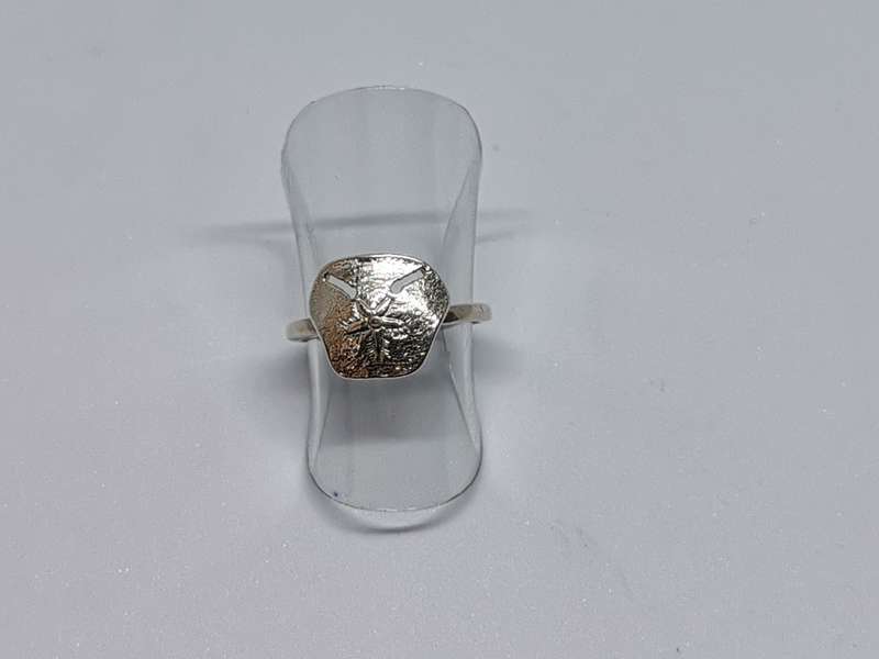 Silver Fancy Shell Ring