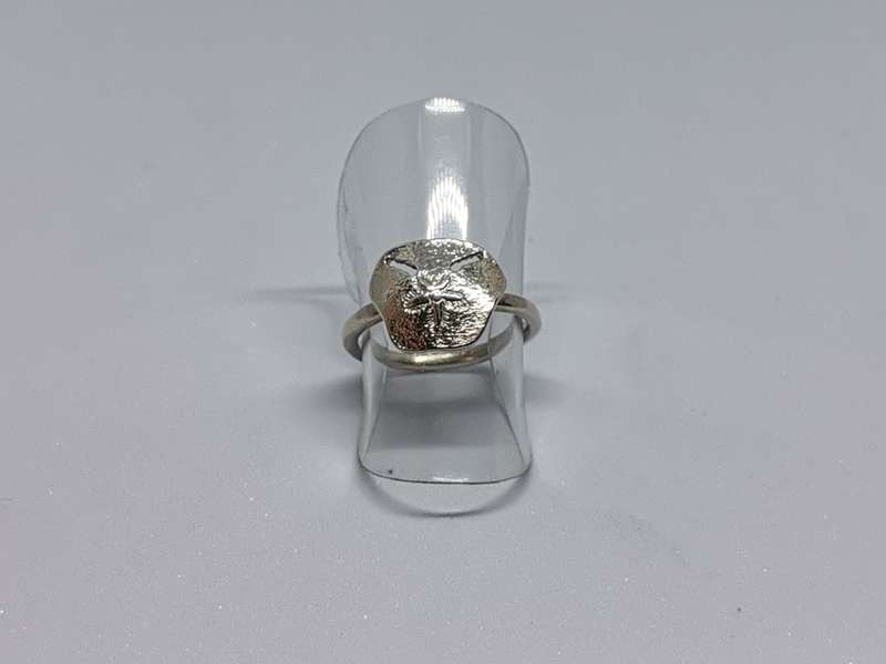Silver Fancy Shell Ring