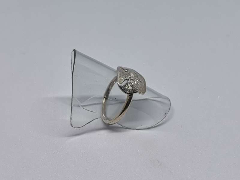 Silver Fancy Shell Ring