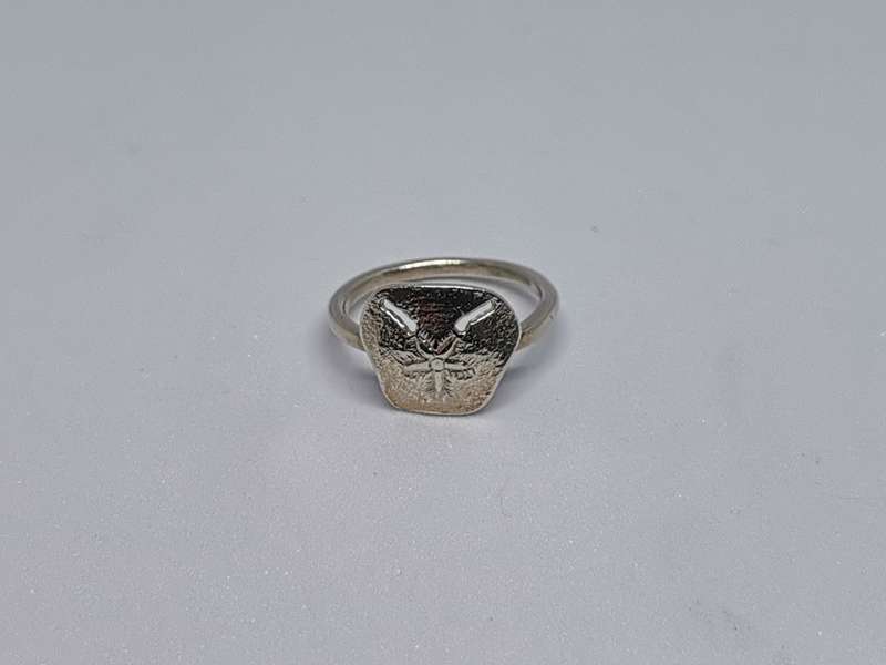 Silver Fancy Shell Ring