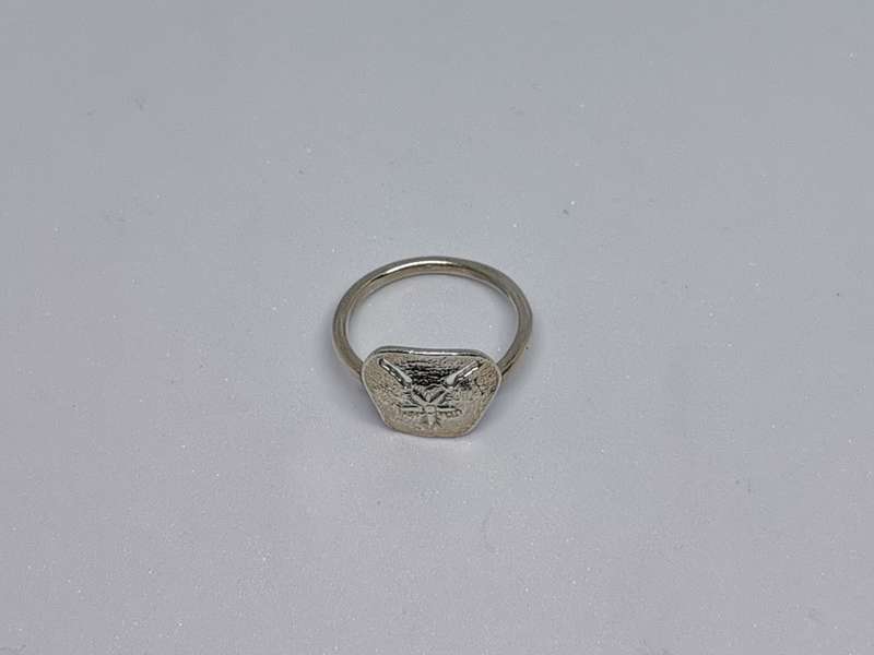 Silver Fancy Shell Ring