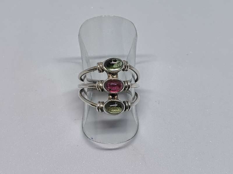 Silver Tourmaline Ring