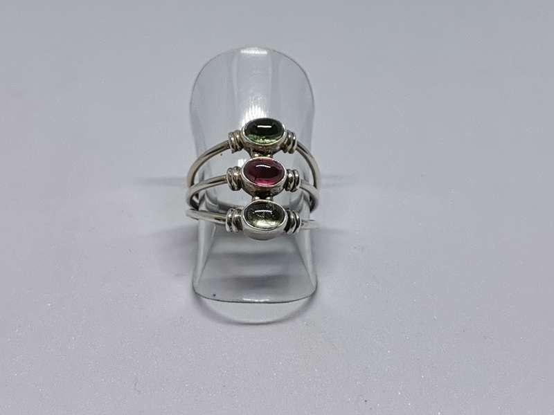 Silver Tourmaline Ring