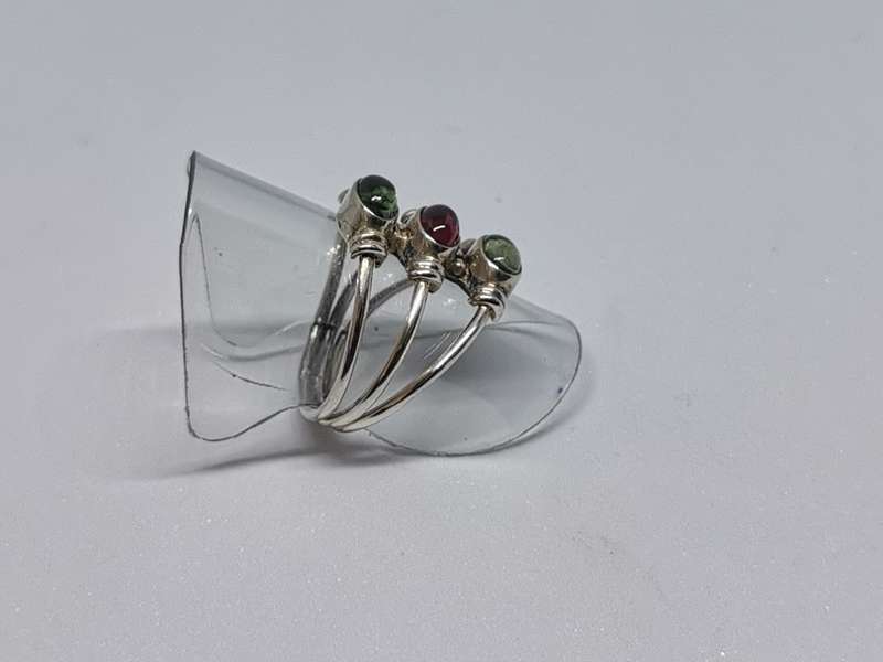 Silver Tourmaline Ring