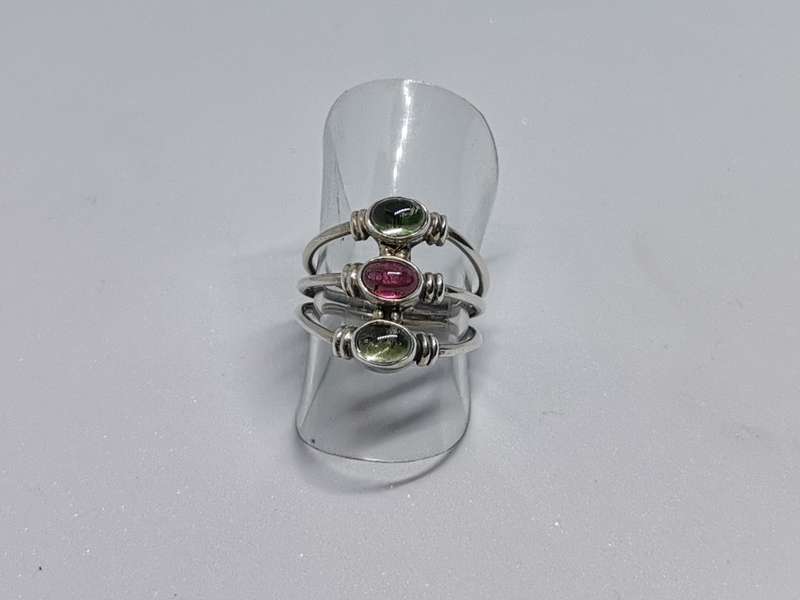 Silver Tourmaline Ring