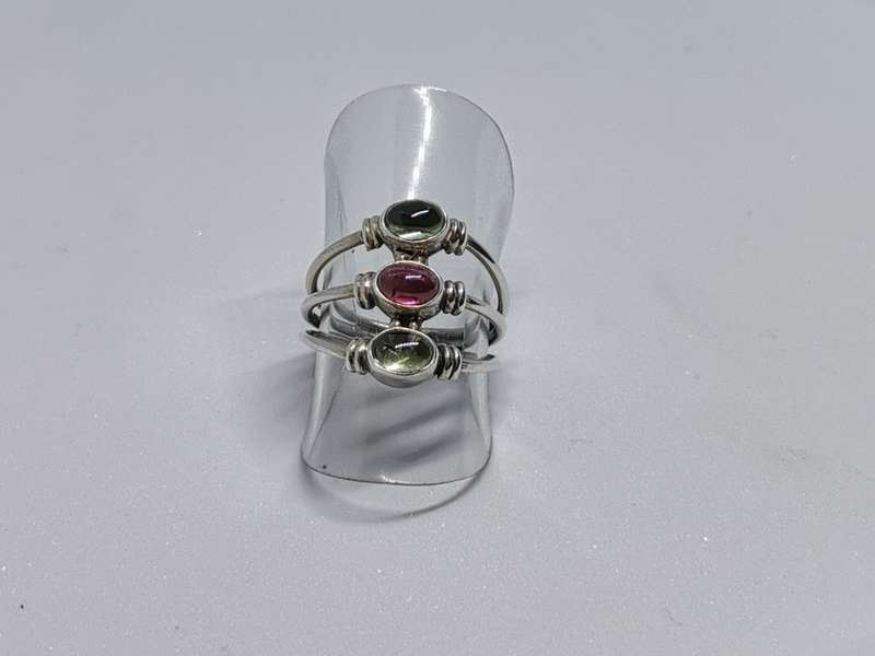 Silver Tourmaline Ring