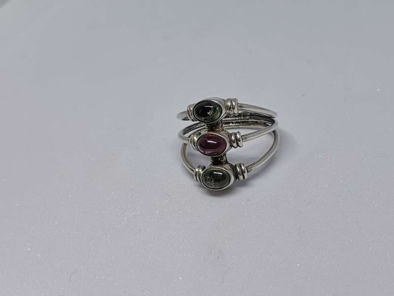 Silver Tourmaline Ring