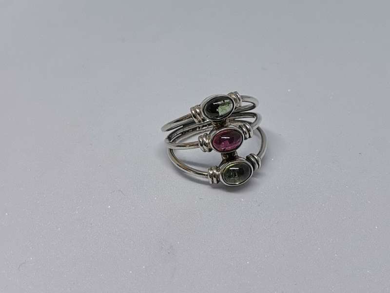 Silver Tourmaline Ring