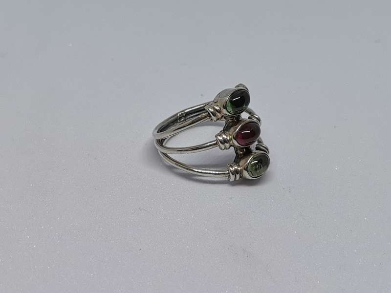 Silver Tourmaline Ring
