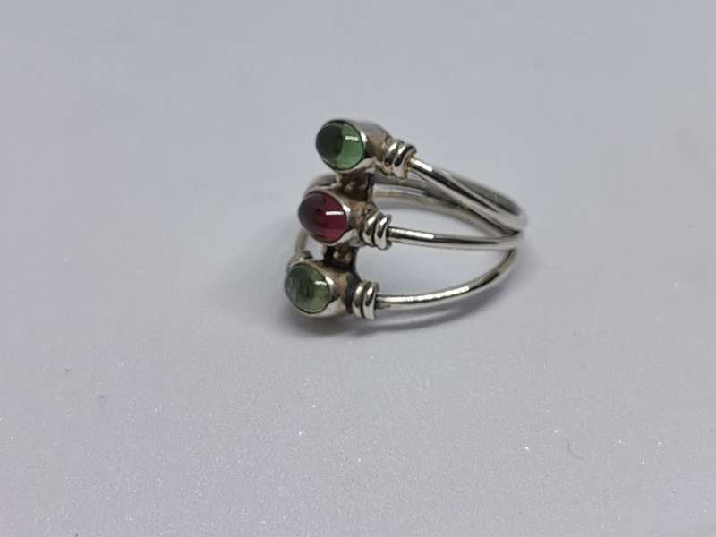 Silver Tourmaline Ring