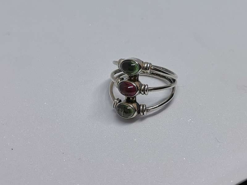 Silver Tourmaline Ring