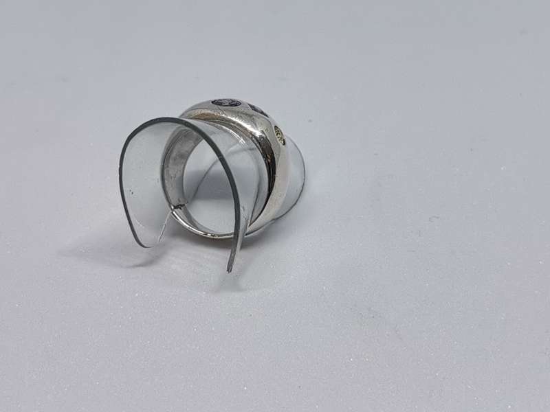Dazzling Silver Ring