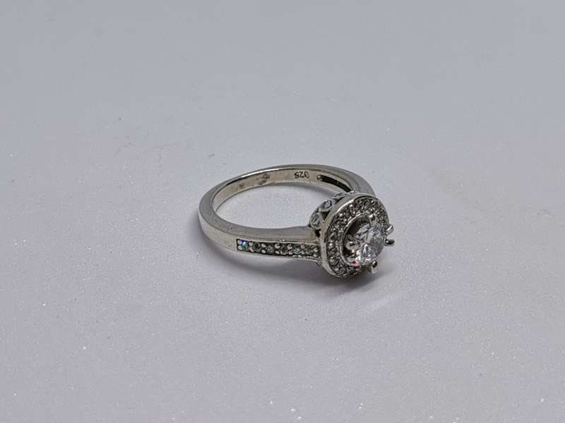 Detailed Silver Ring
