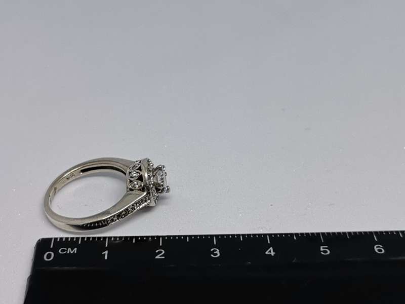 Detailed Silver Ring