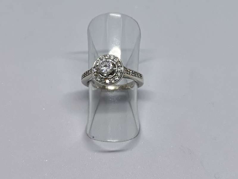 Detailed Silver Ring