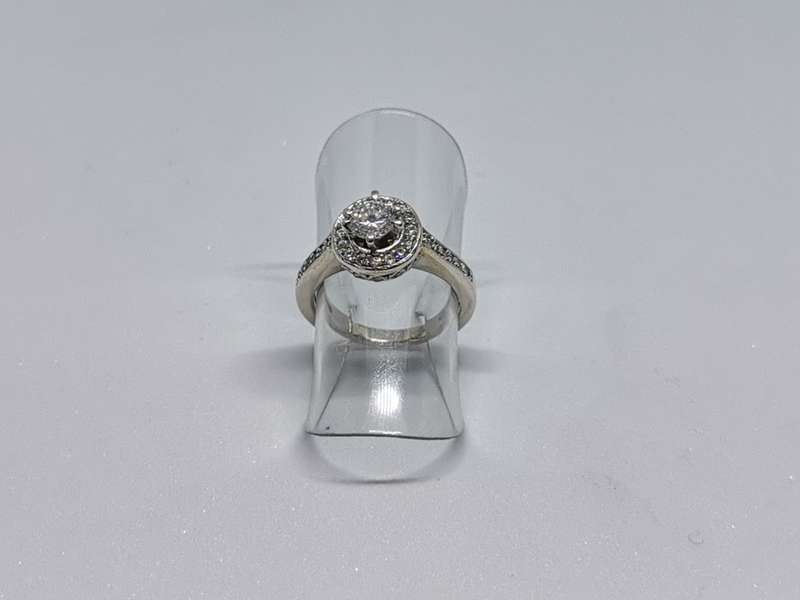 Detailed Silver Ring