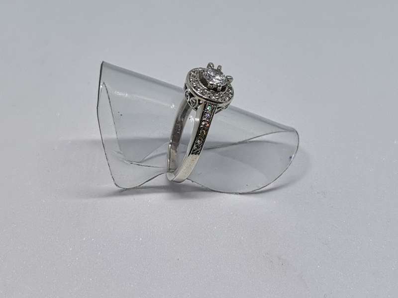 Detailed Silver Ring