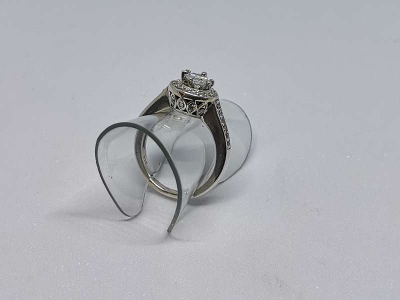 Detailed Silver Ring