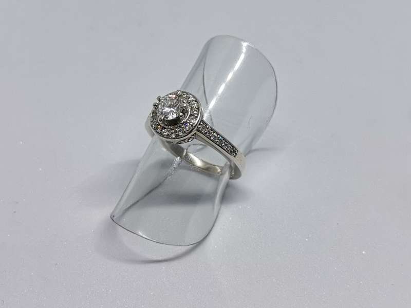 Detailed Silver Ring