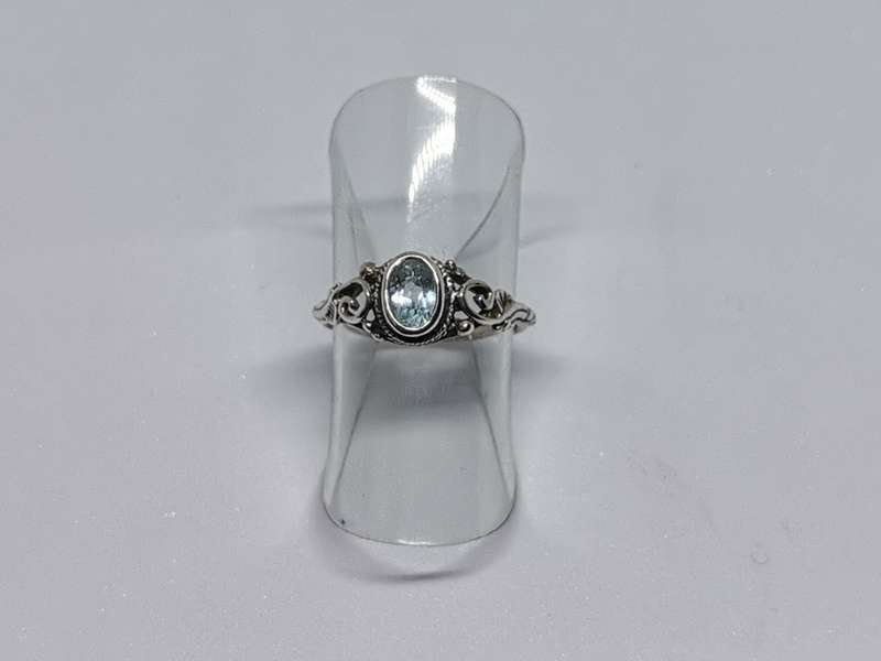 Detailed Silver Ring