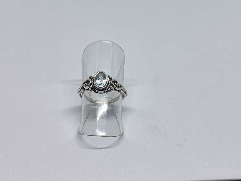 Detailed Silver Ring