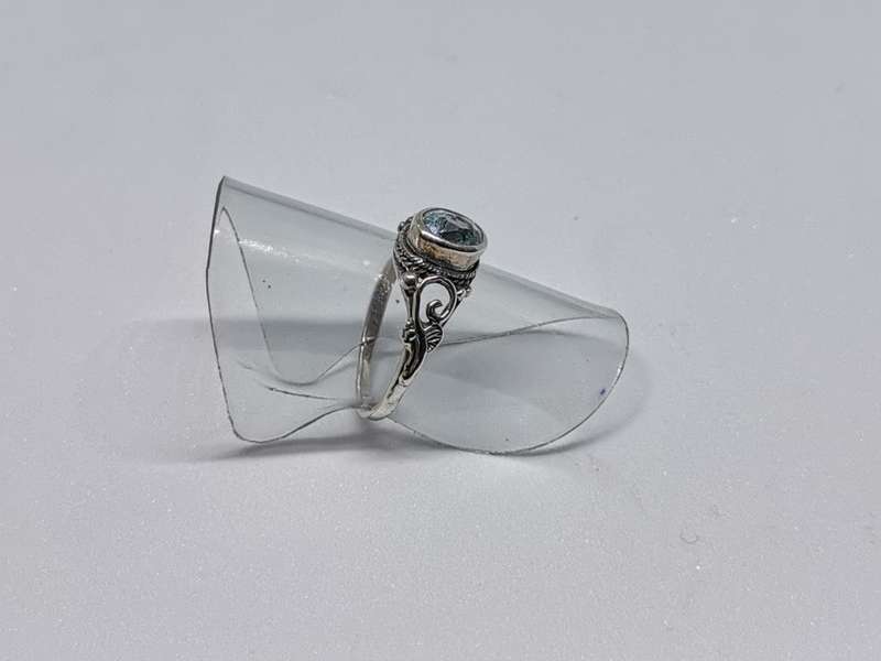 Detailed Silver Ring