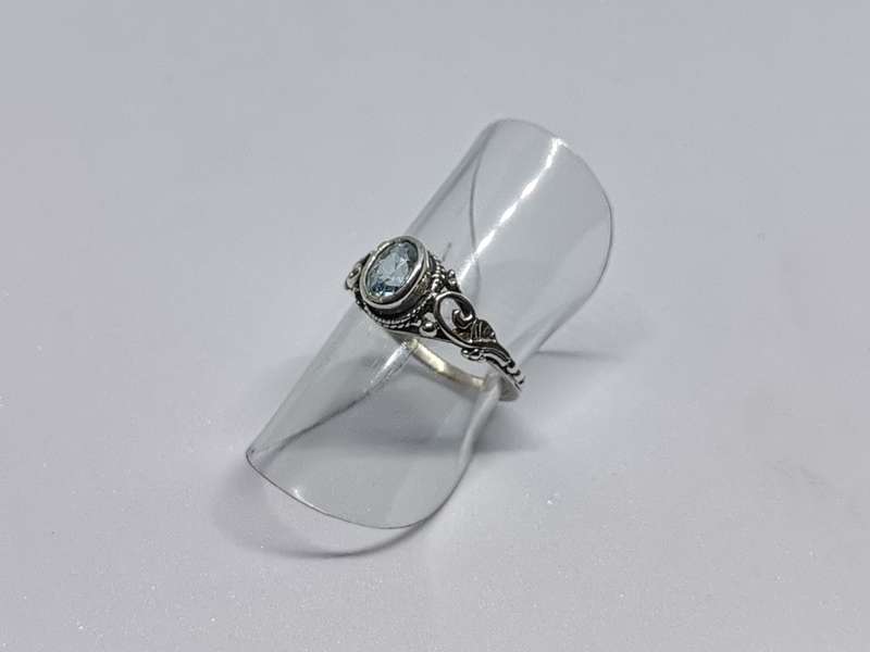 Detailed Silver Ring