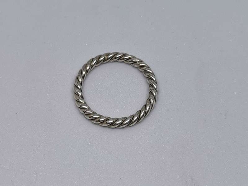 Patterned Silver Ring