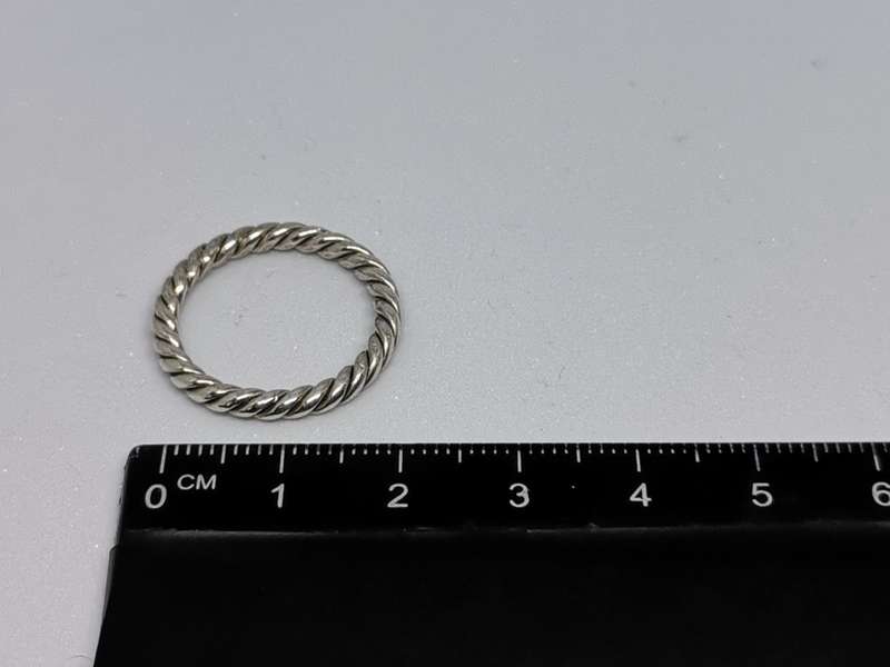 Patterned Silver Ring