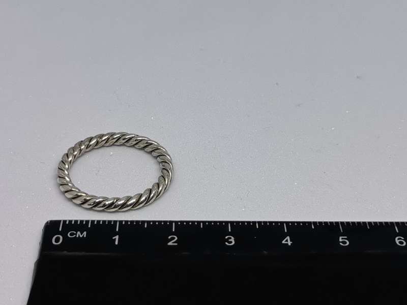 Patterned Silver Ring