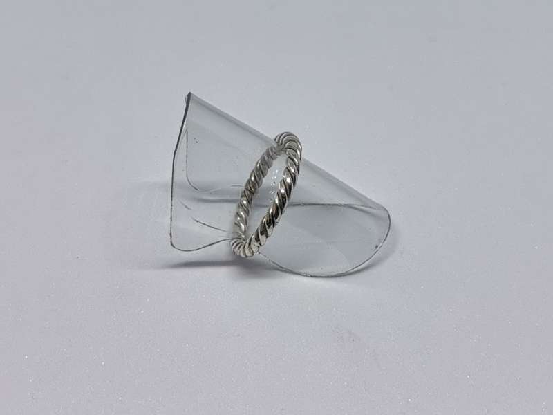 Patterned Silver Ring
