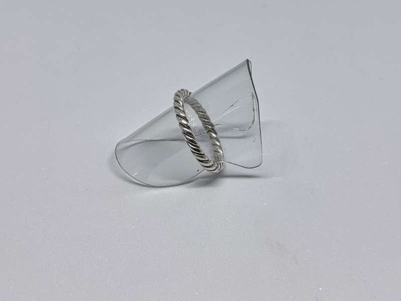 Patterned Silver Ring